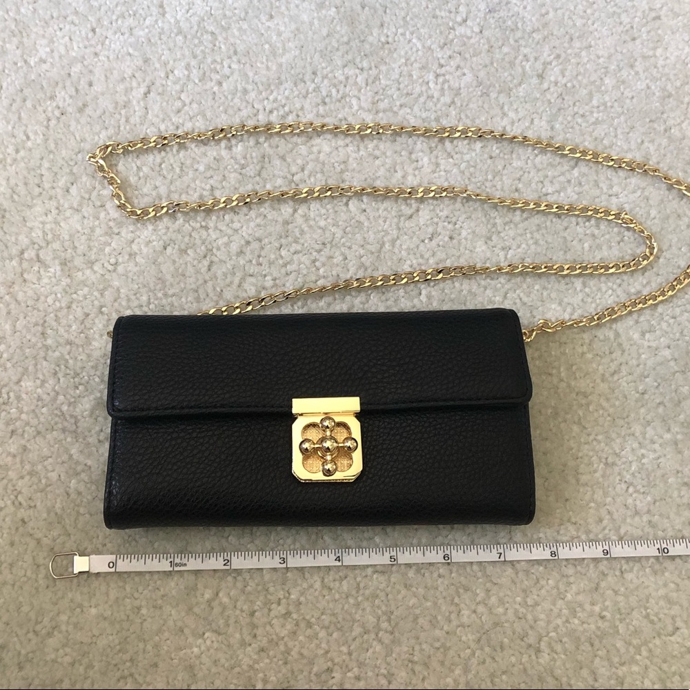 Black Convertible Crossbody Clutch